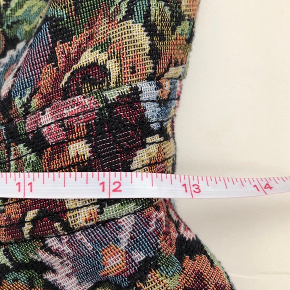 BCBG Floral Printed Sweetheart Dress Sz 6 - Picture 7 of 8